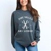 Simply Sage Market Women's Pine Valley Ski Lodge Long Sleeve Garment Dyed Tee - 2 of 4