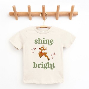 The Juniper Shop Shine Bright Deer Toddler Short Sleeve Tee - 1 of 2