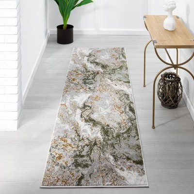 Luxe Weavers Marble Swirl Abstract Area Rug