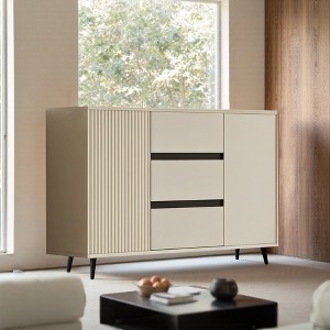 Luck Live 47.24in press-to-open cabinet door with three storage drawers - 1 of 4