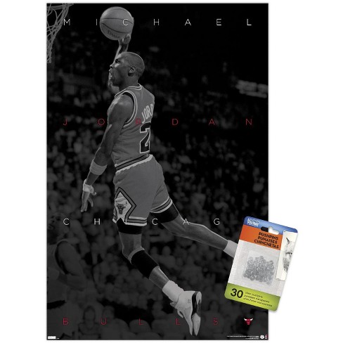  Trends International Michael Jordan - Can't Accept Not Trying  Wall Poster, 22.375 x 34, Premium Unframed Version: Posters & Prints