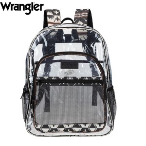 Wrangler Dome Clear Backpack, Water-Resistant Durable Clear Bags,  See Thru Bag for Casual Use, Stadiums, Concerts, School - 1 of 4