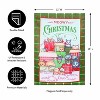 Evergreen Meowy Christmas Suede Garden Flag 12 x 18 Inches Indoor Outdoor Decor - 4 of 4