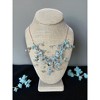 Michelle Marie's Designer Green Malachite Spray Holiday Formal Necklace - 4 of 4