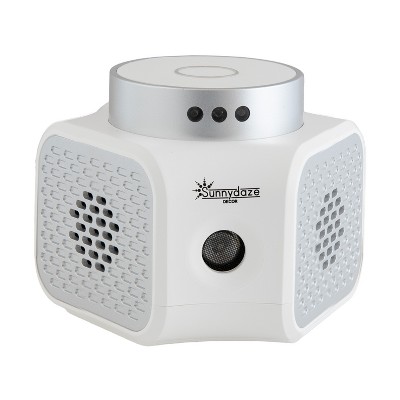 Sunnydaze 360 Ultrasonic Rodent Repeller with Flashing Lights - 4" W x 4" D x 3" H