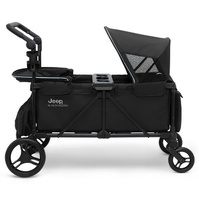 Jeep Evolve Stroller Wagon by Delta Children - Black