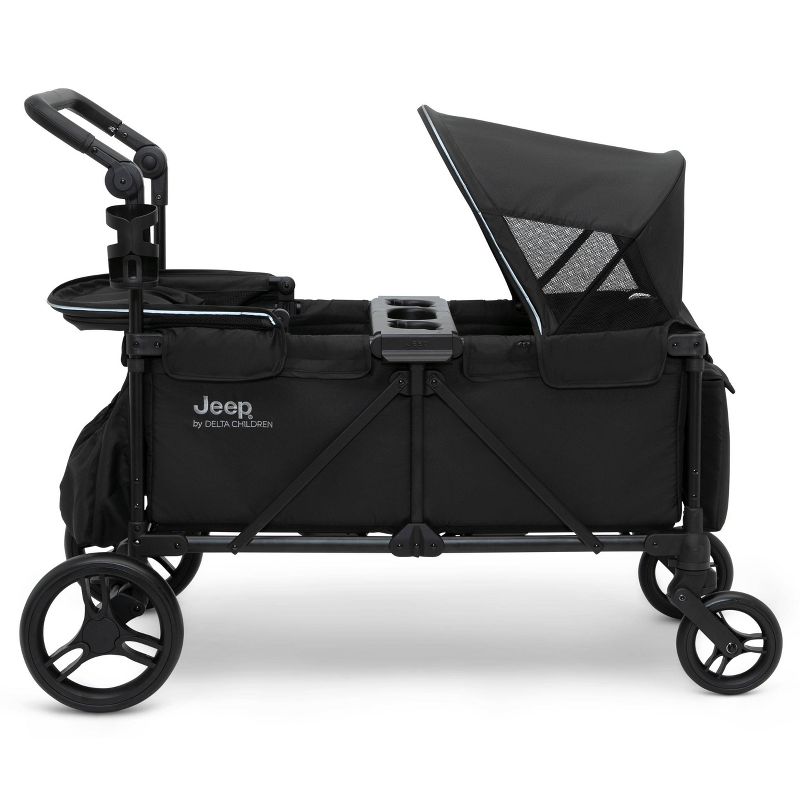 Jeep Evolve Stroller Wagon by Delta Children - Black, 6 of 14