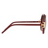 Tory Burch TY 9072U 190100 Womens Geometric Sunglasses Transparent Bordeaux 58mm - 2 of 2