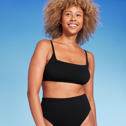 Women's Shaping Bralette Bikini Top - Shade & Shore™ Black M : Target