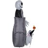 Gemmy Airblown Inflatable Jack and Zero w/House Scene Disney , 5 ft Tall, Multicolored - 3 of 4