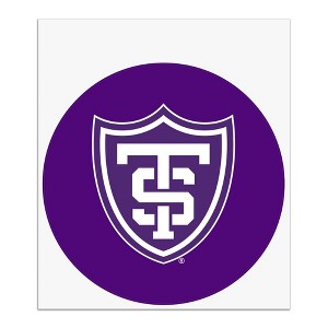 University of St. Thomas Primary Logo Automotive Car Window Locker Circle Bumper Sticker - 1 of 4