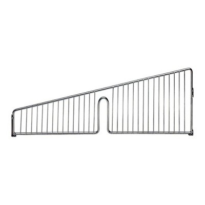 Quantum Storage Systems Partition Wall Divider, Square, 16"W X 6"H, Chrome Plated Finish