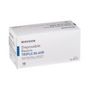 McKesson Personal Razor with Lubricating Strip Single Edge Triple Blade Turquoise 500 per Case 16-RZ15 - 3 of 4