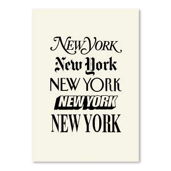Americanflat Minimalist New York By Motivated Type Poster