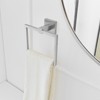 Bath Towel Ring Bathroom Hand Towel Holder Stainless Steel Square Towel Hangers Wall Mounted - 2 of 4