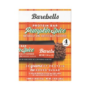 Barebells Nutrition Pumpkin Spice Protein Bars - 7.76oz/4pk - 20gms Protein - 1 of 4
