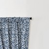 Ellis Curtain Sea Tumble Window Treatment 3" Rod Pocket 100% Cotton Curtain Panels Pairs Navy - 3 of 4