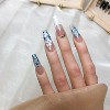 Vynxaria Blue Instant Glamour with Our Wearable Nails Size L - 3 of 4