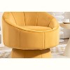 CIPACHO Mid Century Modern Accent Chair with Wood Frame, Upholstered Swivel Chair For Living Room Chairs with Waist Cushion - 4 of 4