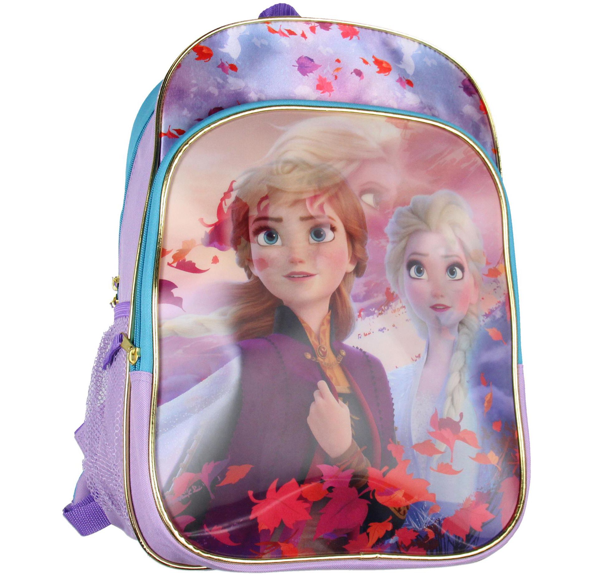 Disney Frozen II Elsa And Anna 2-Image Lenticular Kids 16" Backpack Tote Bag