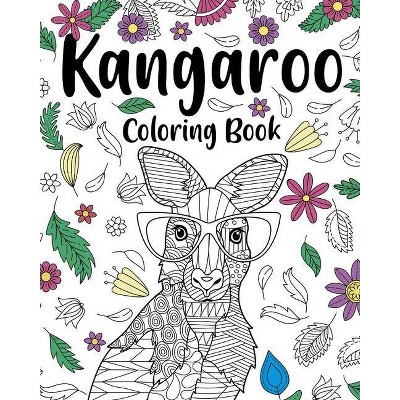 Kangaroo Coloring Book - by  Paperland (Paperback)