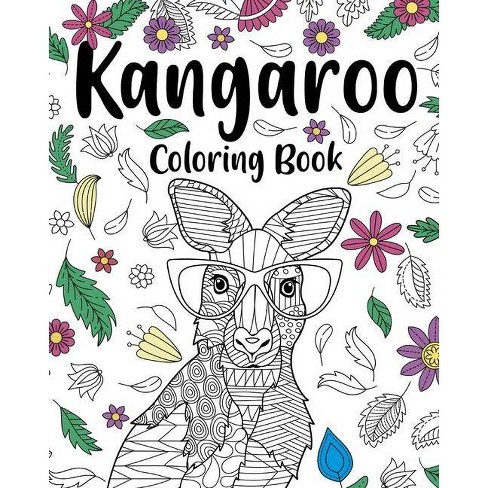 Download Kangaroo Coloring Book By Paperland Paperback Target