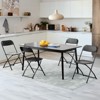 ELJGET Folding Chair, Indoor Outdoor Portable, Stackable for Events, Offices, Weddings, Picnics and Restaurants - 3 of 4