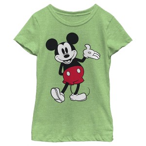 Girls Mickey & Friends Retro Front Facing Pose T Shirt - 1 of 4