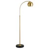 Hudson and Canal Arc Floor Lamp: Modern Pharmacy Design, Adjustable Head, Task Lighting - 2 of 4