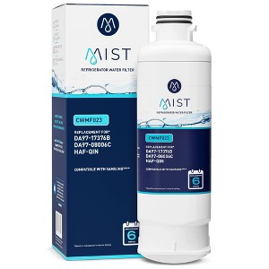 Mist DA97-17376B Replacement Water Filter for Samsung HAF-QIN HAF-QIN/EXP DA97-08006C: Carbon, White, Refrigerator Accessory - 1 of 4