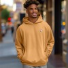 Dalix Ghost Embroidery Relaxed Hoodie Soft Fleece Sweatshirt Fit Lounge Mens - 3 of 4