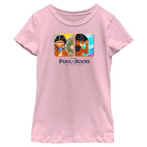 Girl's Puss in Boots: The Last Wish Animated Cards T-Shirt - 1 of 4