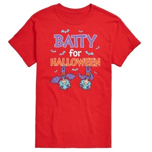 Men's - Dr. Seuss - Batty For Halloween Thing 1 and Thing 2 Short Sleeve Graphic T-Shirt - 1 of 4