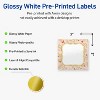 Avery Labels, 3" x 3", Gold-Pink Berries, Glossy, 60ct - 2 of 4