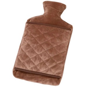 EBF Home 2 Liter Hot Water Bottle with Hand Warming Pocket - Hot Water Bottle/Hand Feet Warmer, Menstrual Cramps, Neck Shoulder Pain Relief - 1 of 4