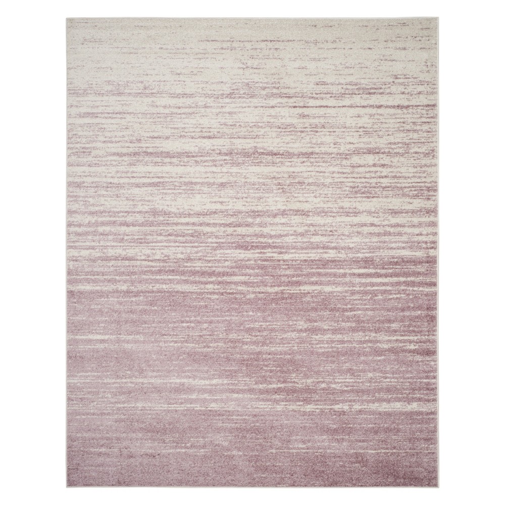 9'x12' Ombre Design Area Rug Cream/Purple - Safavieh