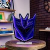 Hasbro Decepticon Acrylic Plug In Ekkolight 15.9 Inch Indoor Accent By Melrose - 2 of 3