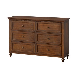 Benedikt 54" Wide 6 Drawer Dresser for Bedroom with Storage |  ARTFUL LIVING DESIGN - 1 of 4
