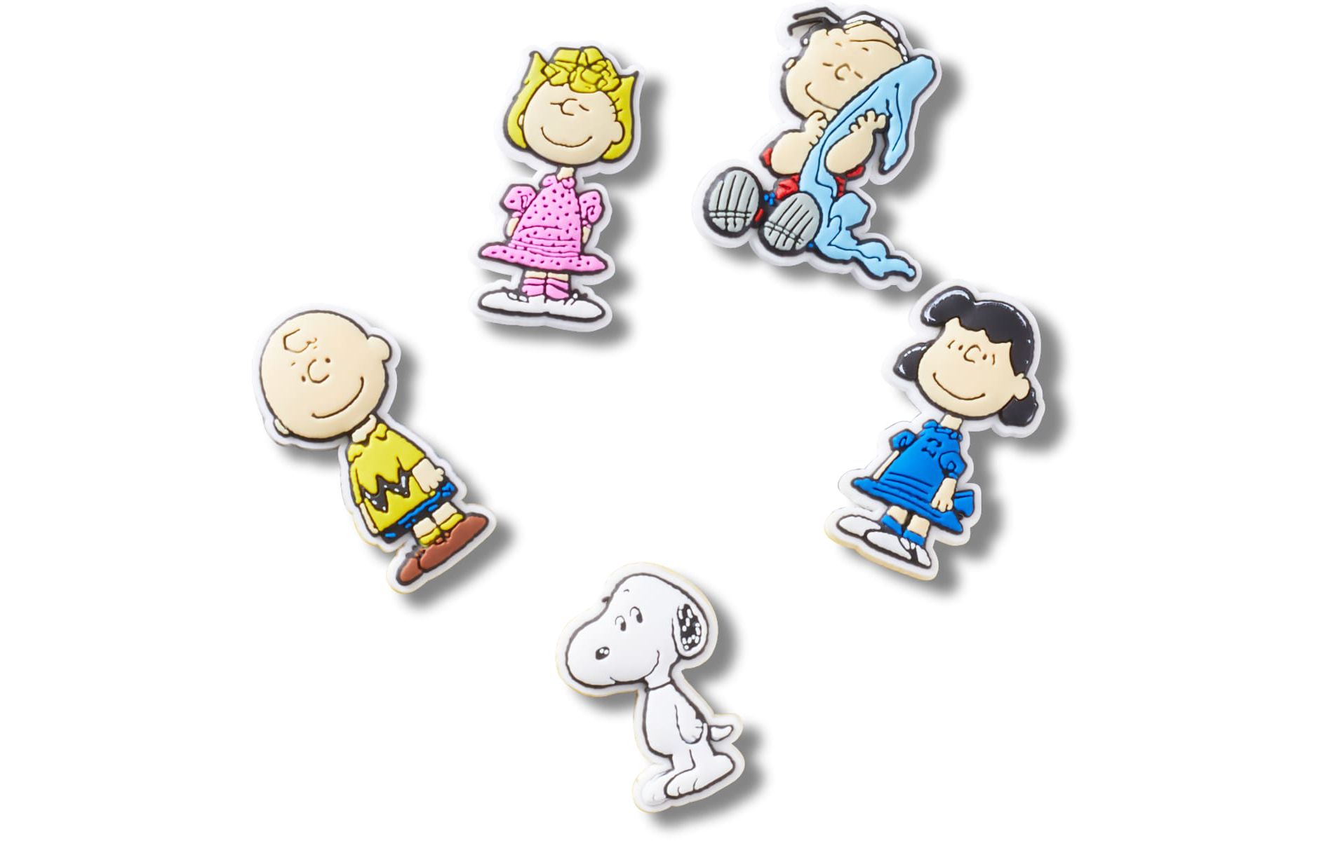 Crocs Jibbitz Peanuts Snoopy Shoe Charms 5-Pack