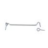 Unique Bargains Carbon Steel Cabin Eye Latch Gate Door Swivel Hooks with Mounting Screws 10 Pcs - 2 of 4