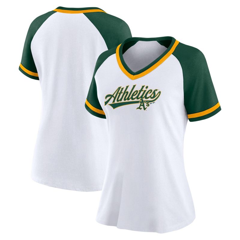 MLB Oakland Athletics Women&#39;s Jersey T-Shirt, 1 of 4