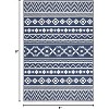 Boho Area Rug – Soft, Non-Slip, Washable, Geometric Indoor Carpet for Living Room, Bedroom, Kitchen, Home Office - 2 of 4