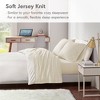 Sapphtopaz Luxury Comforter Set, All Season Cotton Blend Jersey Knit Sheet Set Bedding Set, Flat Sheet, Fitted Sheet, Pillowcases, Machine Washable - 3 of 4