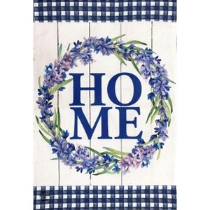Lavender Home Burlap Spring Garden Flag Floral 18" x 12.5" Briarwood Lane - 1 of 4