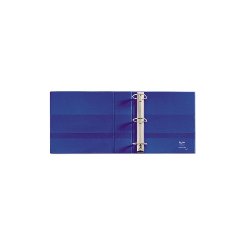 Avery Heavy-Duty Non-View Binder with DuraHinge and Locking One Touch EZD Rings, 3 Rings, 3" Capacity, 11 x 8.5, Blue, 3 of 8