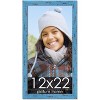 PosterPalooza | Shabby Chic Blue Picture Frame - UV Acrylic, Foam Board Backing, Hanging Hardware - 2 of 4