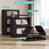 KTMBDW 4/5 Tier Storage Bins with Lids, Foldable Closet Organizers and Storage with Wheels, Collapsible Storage Boxes for Home - 3 of 4
