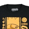 Seven Times Six Naruto Uzumaki Shirt Boy's Orange Monochrome Short Sleeve Graphic Top Black - 3 of 4