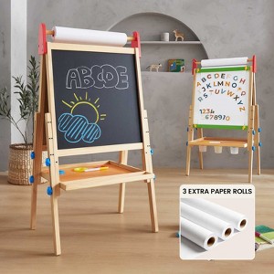 Tiny Land® 3-in-1 Art Easel & Paper Roll Set - 1 of 4