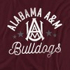 Men's Alabama A&M University Official Bulldogs T-Shirt Maroon - 2 of 4